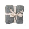 Ladelle Eco Sage Knitted Tea Towels, Pack of 3