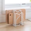 QINGQIU Cutting Board Stand, Large Capacity, Stable, Durable, Hygienic, Cutting