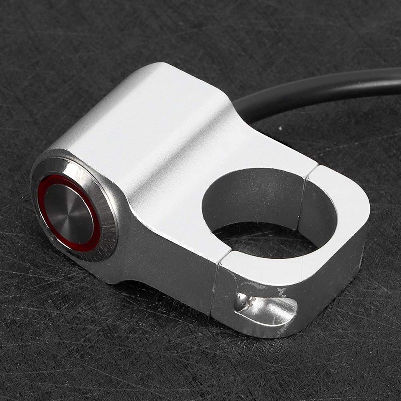 Motorcycle Handlebar Switch 25Mm,Powersports Switches,25Mm/0.98In Steel Spotlights Handlebar Headlight Switch