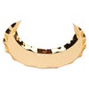 Serving Platter Zinc Alloy Fruit Plate Contemporary HalfMoon Shape Tableware