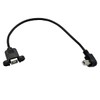 Seadream Angled USB B Printer Extension Cable with Panel Mount