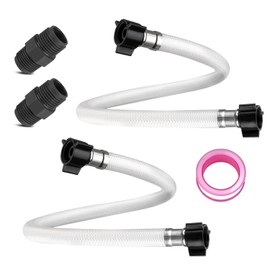 94-591-01 RV Water Pump Silencer Hose Kit 36" Replacement for Shurflo, Fit between the pump and the plumbing system to reduce unwanted rattling and plumbing vibration noises, Compatible with most RV