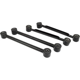 Rear Trailing Control Arm Kit - Upper and Lower - 4 Piece - Compatible with 2002-2009 Chevy Trailblazer 4.2L 6-Cylinder (without Air Suspension)