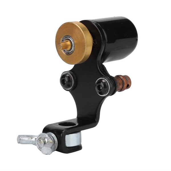 Rotary Tattoo Machine for Cartridge Tattooing, Alloy Liner Color Shader Silent and Powerful Rotary Machines(Black)