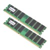 2Pcs Memory Module Desktop Computer Double‑Sided 16‑Grain DDR 1GB 400MHZ