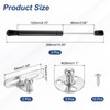 sourcing map 2Pcs Lid Support Hinges, 40N Gas Struts Soft