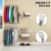 6 Pack 12-Inch Wire Shelf Brackets Closet Support Brackets with