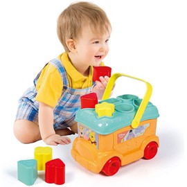 Clementoni - 17282 - Winnie The Pooh Shape Sorter Bus for children