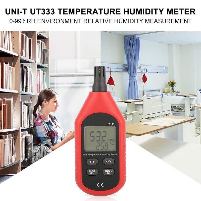 Uni T UT333 Mini LCD Digital Thermometer Air Temperature and