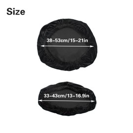 JINGHANGER Toilet Lid Cover Toilet Tank Lid Cover Bathroom Toilet Lid Toilet Tank Lid Cover Machine Washable Bathroom Decor Accessories (Black)