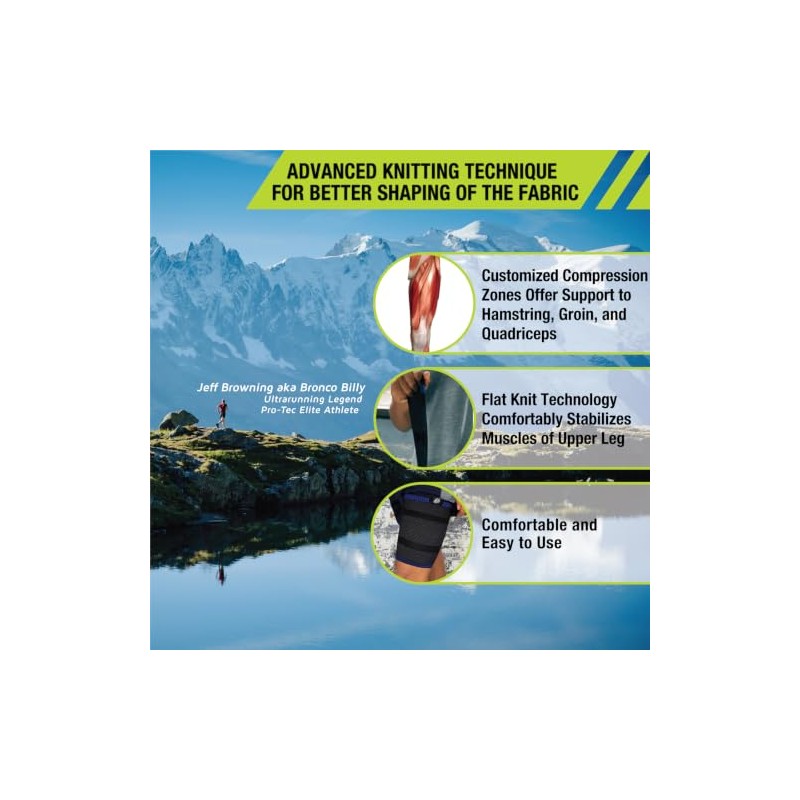 Pro-Tec Athletics 3D Compression thigh sleeve