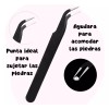 Universo en Linea Kit Decoración De Uñas Piedras Pinzas Y
