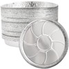 Frcctre 45 Pack 13 Inch Round Aluminum Foil Pans, Heavy