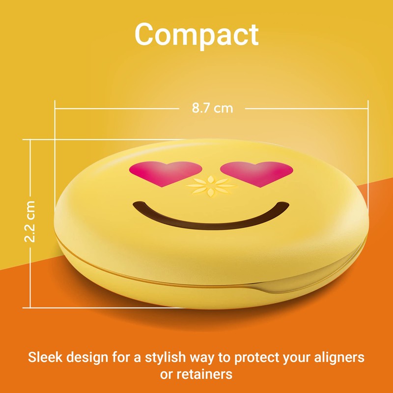 Invisalign™ Aligner and Retainer Case ("Stickables" Emoji)
