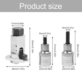 FENGQQKJ Pack of 3 Suspension Strut Spreader Axle Boot Spreader Wheel Bearing Tool Shock Absorber Tool Suspension Strut Spreader Wheel Bearing Housing for Car Repair Maintenance