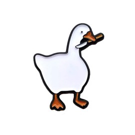 Goose Game meme metal enamel Pin