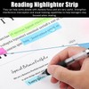 6 Rolls Highlighter Tape, Removable Neon Fluorescent Tape, Clear Marker