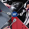 WORKPRO 3/8-Inch Drive Ratchet Wrench, 72-Tooth Reversible Ratchet, Quick-Release 3/8