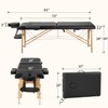 BestMassage Massage Bed Portable Massage Table 24 inch Wide Lash