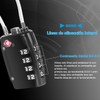 Diyife [Nueva Versión] 2 PCS TSA Cerraduras de Equipaje de