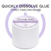 Lash Remover for Eyelash Clusters and Extensions: 10ml Cream Glue-Remover,