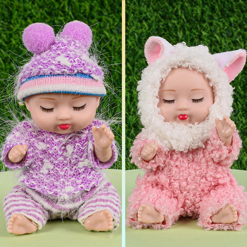 ebuddy 8 Pack Mini Baby Dolls - 4 inch Animal