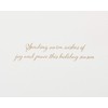 Papyrus Holiday Cards Boxed with Envelopes, Warm Wishes, Gold Reindeer