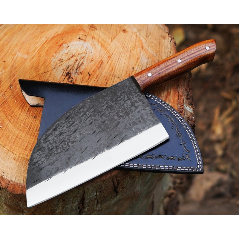 Handmade Serbian Butcher Cleaver - Blade Made of 1095 High