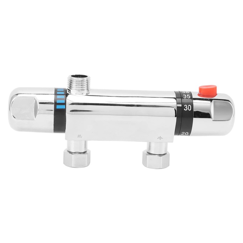 Luqeeg Thermostatic Mixing Valve - DN15, Stainless Steel, Surface Mounted,