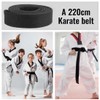 COYUN 1 x 220 cm Black Taekwondo Belt, Judo Belt,