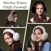 MniJiza Women Winter Ear Muffs Foldable Fluffy Ear Warmer Faux