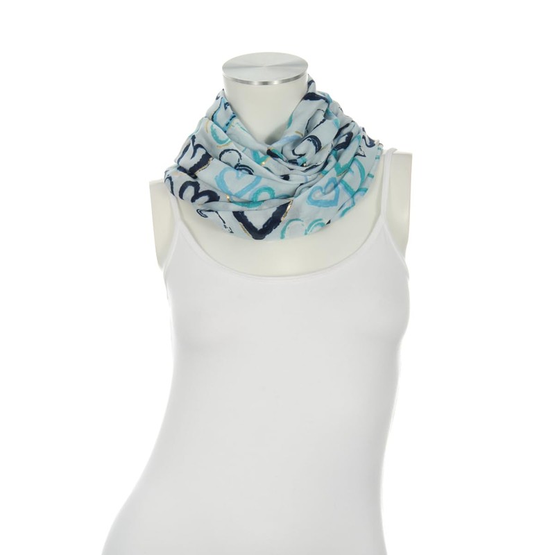 Majea Loop Scarf Women's Tube Scarf Neckerchief Narrow Loop Scarf