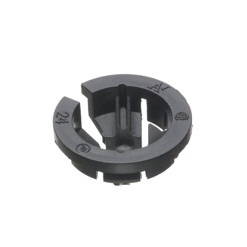Arlington NM95-25 Black Button Push-In NM Cable Connector, 3/4 Trade