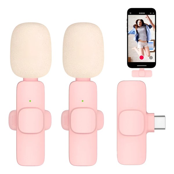 Micrófono Inalámbrico Bluetooth 2en1 Para Conector De Tipoc