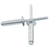 Zorveiio 50 Pcs 1/4" x 1" Aluminum Blind Rivets Dome