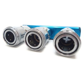 3 Row Air Chuck, 3 Row Air Coupler, Air Compressor, Air Hose, Air Tool, Branching, Expansion Coupler