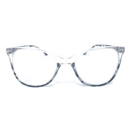 The Malibu Colorful Two Tone Readers Reading Glasses, Spring Hinge, Plastic Cat Eye Frame for Women + 1.50 Grey