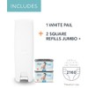 Diaper Genie Premier Nappy Bin Gift Set | Hands-Free Odour
