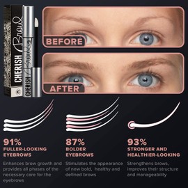 Eyebrow Growth Serum - Cherisher | Conditioner That Cherish Your Natural Brows, Make It Bold, Thick And Defined | Enhancer That Stimulates Regrowth New Eyebrows