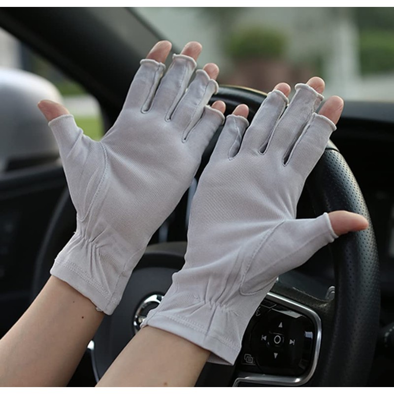 CINECE Women's Silk Gloves, Hand Care, Moisturizing, Heat Retention, Protection,