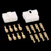 Hilitchi 6.3MM Electrical Automotive Wire Connectors Male Female Socket Plug