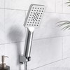 JOHO Large Shower Head with 3 Jet Types, Square Hand