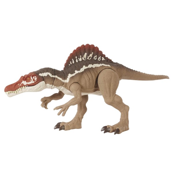 Jurassic World Extreme Chompin' Spinosaurus Dinosaur Action Figure Toy with Huge Bite, Authentic Design & Movable Joints