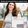 Grosion Art Portfolio Bag,19 x 25 Inch Art Bag,Clear A2