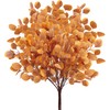 6 Pcs 36" Artificial Eucalyptus Fall Leaves, Long Fake Eucalyptus