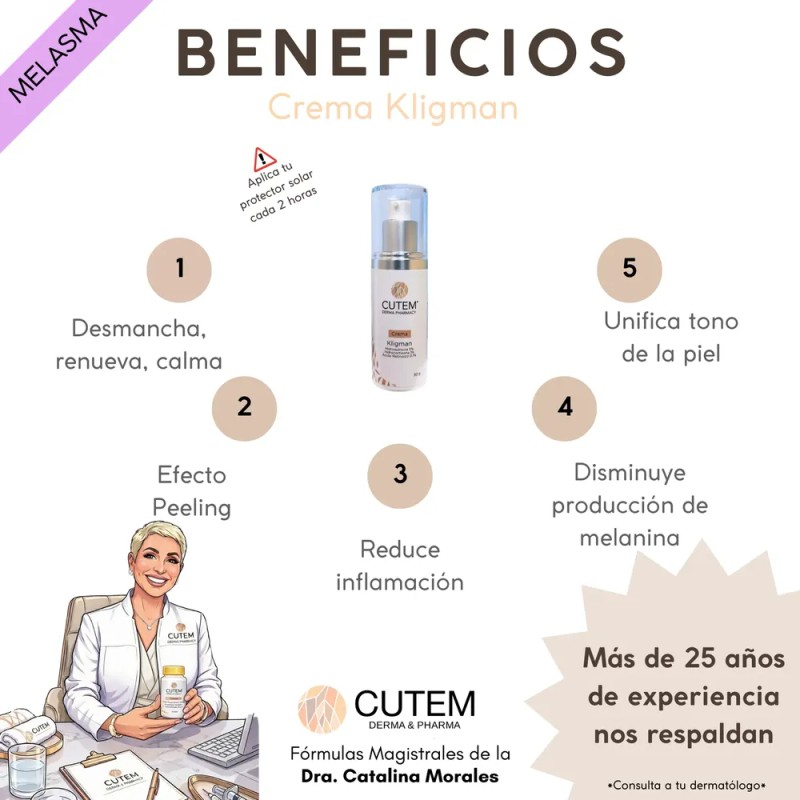 Cutem Fórmula Magistral Crema Kligman Despigmentante 30g