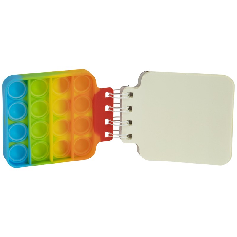 Merangue Pop It Fidget Notebook, Miniature 3-Inch, 50 Blank Sheets,