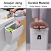 Tiyafuro 2.4 Gallon Kitchen Compost Bin for Counter Top or
