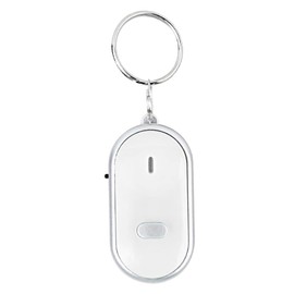 Sonew Key Finder Wireless Key Finder Loss ABS Material Whistle Pet Tracker [White] Key Loss (White)
