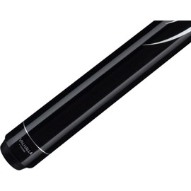 Valhalla VA204 by Viking 2 Piece Pool Cue Stick Black Tribal Monochromatic HD Graphic Transfers 16-21 oz. Plus Master Chalk (Black Tribal VA204 Blue Master Chalk, 20.5)